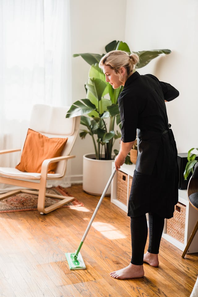 curatenie sufragerie mop
